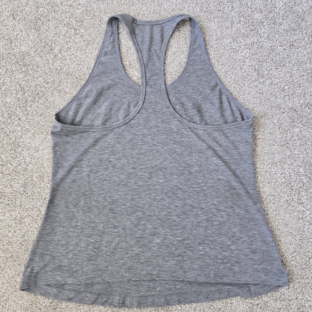 NOBULL Women's Gray Racerbank Tank Top Sz Large - Picture 4 of 4